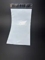 Курьерский пакет 12х40 см бело-серый без печати, без кармана