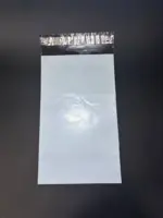 Курьерский пакет 15х30 см бело-серый без печати, без кармана