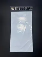 Курьерский пакет 15х60 см бело-серый без печати, без кармана