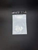 Курьерский пакет 17х21 см бело-серый без печати, без кармана