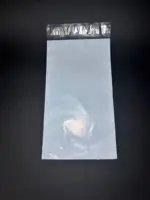 Курьерский пакет 17х35 см бело-серый без печати, без кармана