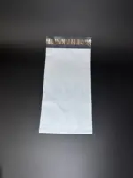 Курьерский пакет 20х60 см бело-серый без печати, без кармана