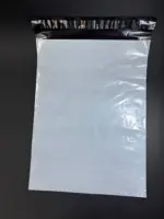 Курьерский пакет 28х42 см бело-серый без печати, без кармана