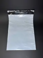 Курьерский пакет 32х45 см бело-серый без печати, без кармана