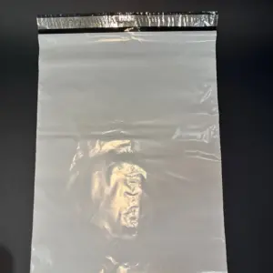 Курьерский пакет 34х46 см бело-серый без печати, без кармана