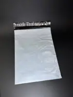 Курьерский пакет 34х46 см бело-серый без печати, без кармана