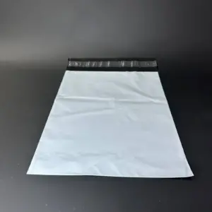 Курьерский пакет 36х50 см бело-серый без печати, без кармана