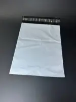 Курьерский пакет 36х50 см бело-серый без печати, без кармана