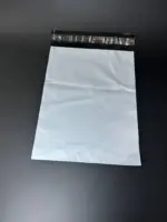 Курьерский пакет 36х50 см бело-серый без печати, без кармана