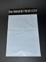 Курьерский пакет 36х50 см бело-серый без печати, без кармана
