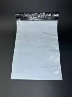 Курьерский пакет 50х60 см бело-серый без печати, без кармана