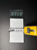 Курьерский пакет 6×10 см бело-серый без печати, без кармана