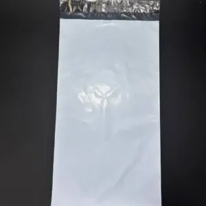 Курьерский пакет 6×30 см бело-серый без печати, без кармана