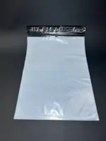 Курьерский пакет 60х80 см бело-серый без печати, без кармана