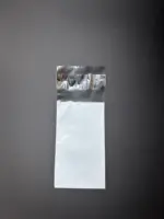 Курьерский пакет 8х20 см бело-серый без печати, без кармана