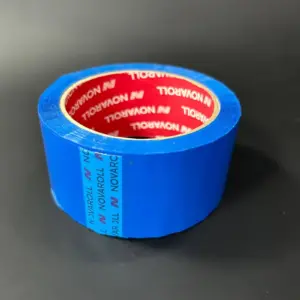 Скотч синий 66м намотка * 48мм ширина — Клейкая лента упаковочная синяя 66 метров