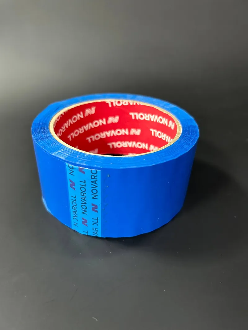 Скотч синий 66м намотка * 48мм ширина — Клейкая лента упаковочная синяя 66 метров