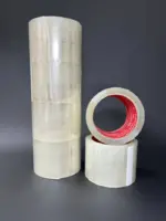 Скотч прозрачный 66м намотка * 72мм ширина — Клейкая лента упаковочная 72 мм