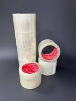 Скотч прозрачный 66м намотка * 72мм ширина — Клейкая лента упаковочная 72 мм