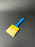 Кисточка для краски 6,5 см цвет синий искусственная щетина
