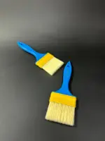 Кисточка для краски 6,5 см цвет синий искусственная щетина
