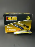 Нож канцелярский строительный (+ 2 запасных лезвия внутри ) 18мм