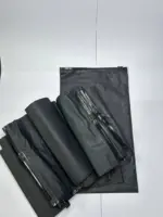 Пакеты zip-lock (зип-лок) 25х35 см черный с бегунком (замком) 140 мкр