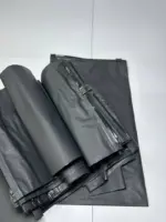 Пакеты zip-lock (зип-лок) 25х35 см черный с бегунком (замком) 140 мкр