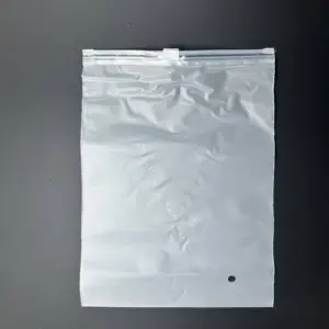 Пакеты zip-lock (зип-лок) 12х17 см белый матовый с бегунком (замком) 140 мкр