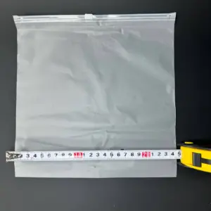 Пакеты zip-lock (зип-лок) 25х25 см белый матовый с бегунком (замком) 140 мкр