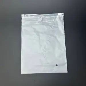 Пакеты zip-lock (зип-лок) 25х30 см белый матовый с бегунком (замком) 140 мкр