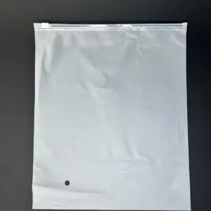 Пакеты zip-lock (зип-лок) 25х35 см белый матовый с бегунком (замком) 140 мкр