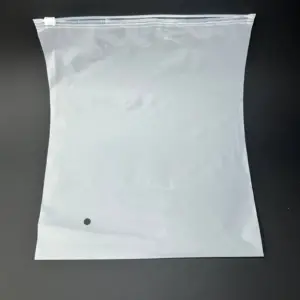 Пакеты zip-lock (зип-лок) 35х40 см белый матовый с бегунком (замком) 140 мкр